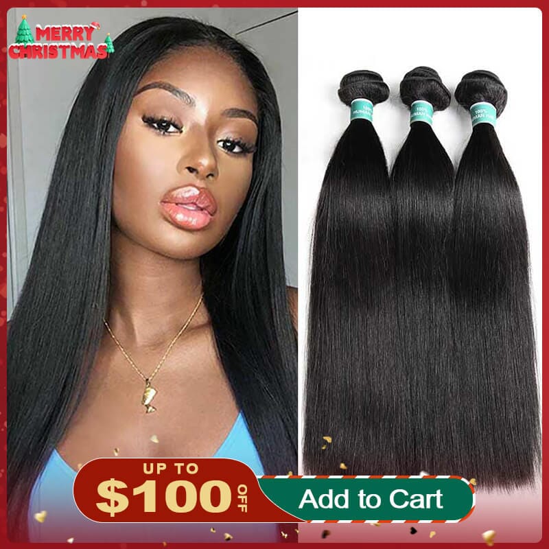 Ali Grace 3 Pcs Straight Human Hair Weaves