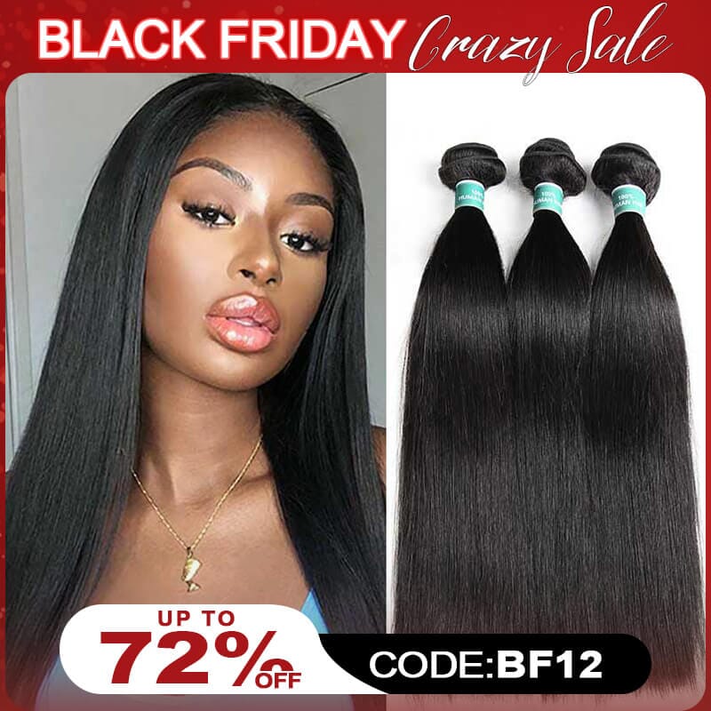 Ali Grace 3 Pcs Straight Human Hair Weaves