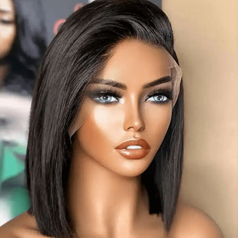 Aligrace Hair 13x4 HD Lace Frontal Straight Bob Wigs