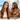 Casual and office hairstyles with the Aligrace Highlight Brown Straight Human Hair Wig