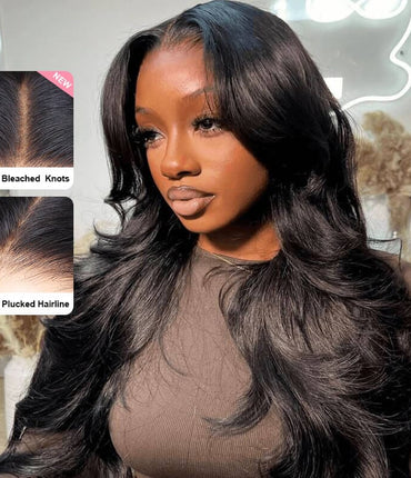 Aligrace Wear & Go 6x5 Pre-Cut Lace Body Wave Wig With Pre Bleached Invisible Knots