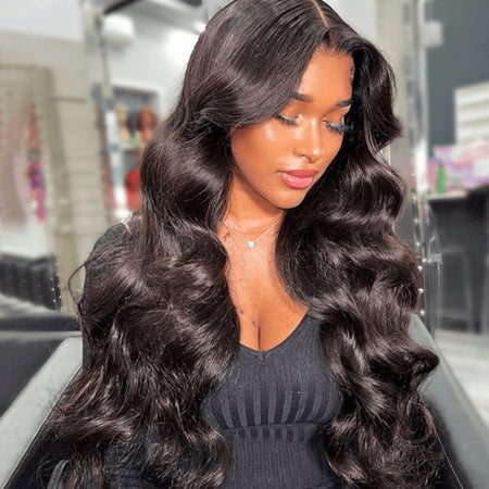 Aligrace Wear & Go 6x5 Pre-Cut Lace Body Wave Wig With Pre Bleached Invisible Knots