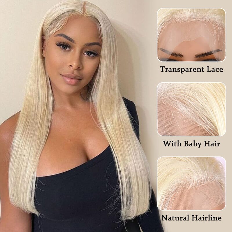 Ali Grace 13x4 Lace Front Straight Hair Wig Wigs Blonde Color