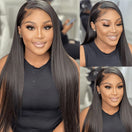 Aligrace 13x4 Frontal Lace Straight Wig With Small Knots