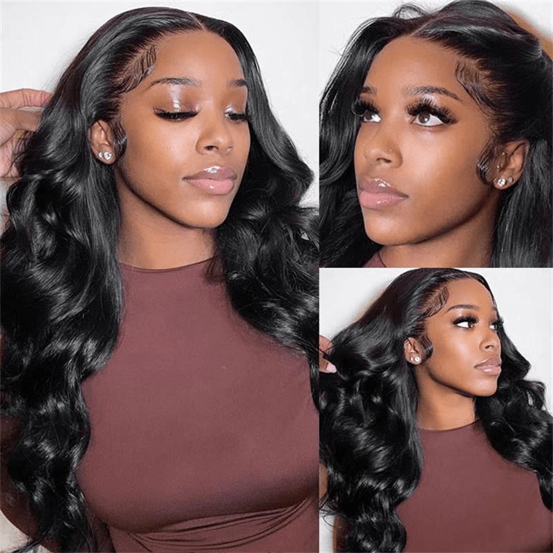 Aligrace 4x4 Closure Lace Body Wave Human Hair Wig