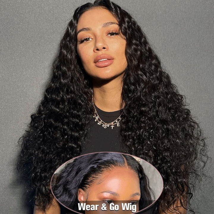 Aligrace 9x6 Lace Water Wave Wear &amp; Go Pre-Cut Glueless Wig