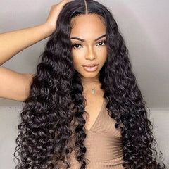 Aligrace 5x5 Lace Closure Water Wave Wigs Glueless Wig