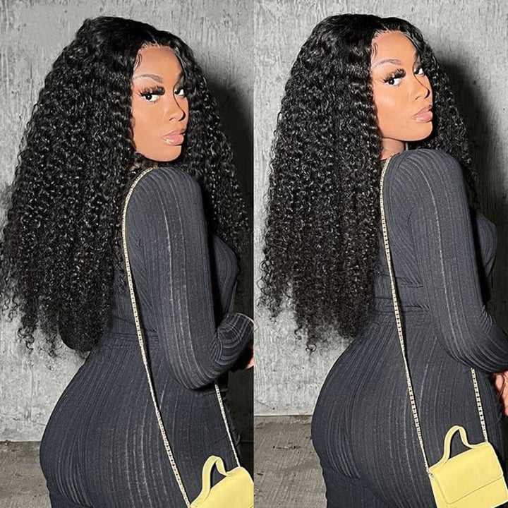 Aligrace 4x4 Lace Closure Curly Human Hair Wigs 4x4 5x5 6x6 Lace Closure Wig AliGrace 