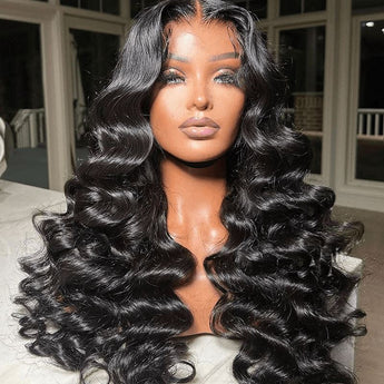 Aligrace 13X4 lace Loose Wave Human Hair Lace Wigs