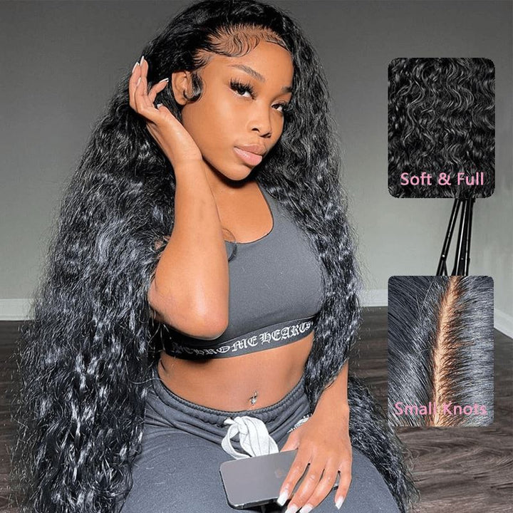 Aligrace 13X4 Lace Water Wave Human Hair Wigs