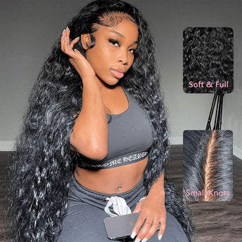 Aligrace 13X4 Lace Water Wave Human Hair Wigs