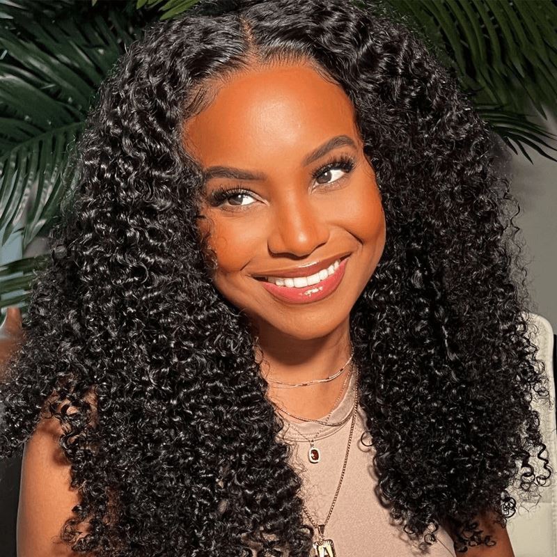 Aligrace 13x4 Lace Kinky Curly Human Hair Wigs