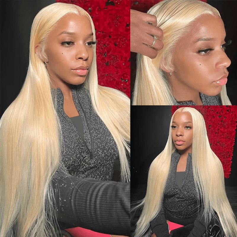 Ali Grace 13x4 Lace Front Straight Hair Wig Wigs Blonde Color