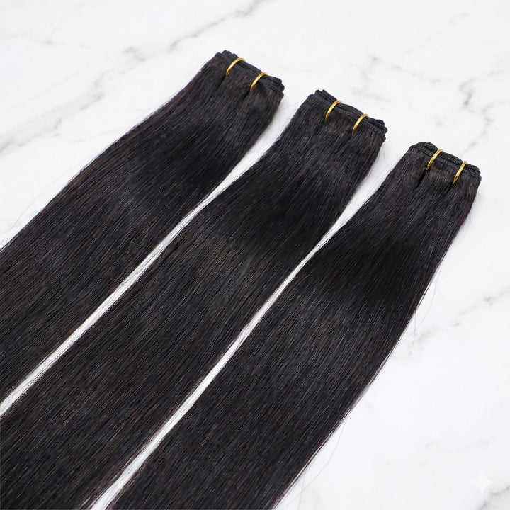 13x4 Lace Frontal with 3 Bundles Brazilian Straight Human Hair – 100% Virgin Hair, Full &amp; Natural Hairline for Black Women AliGrace 
