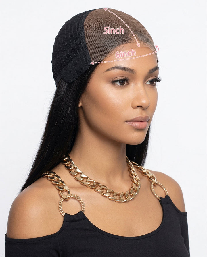 6x5 Lace Closure Brazilian Straight Human Hair – 100% Virgin Hair, Natural Hairline &amp; Easy Install for Black Women AliGrace 