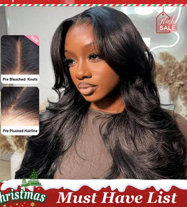 Aligrace Wear & Go 6x5 Pre-Cut Lace Body Wave Wig With Pre Bleached Invisible Knots