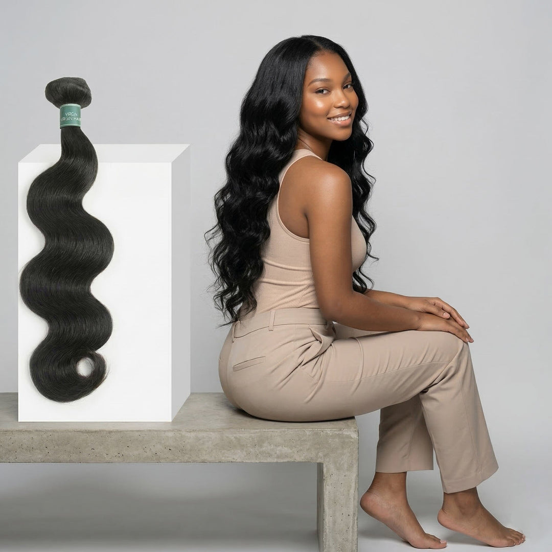 Ali Grace 3 Pcs Brazilian Body Wave Human Hair Bundles Body Wave Hair Bundles AliGrace 