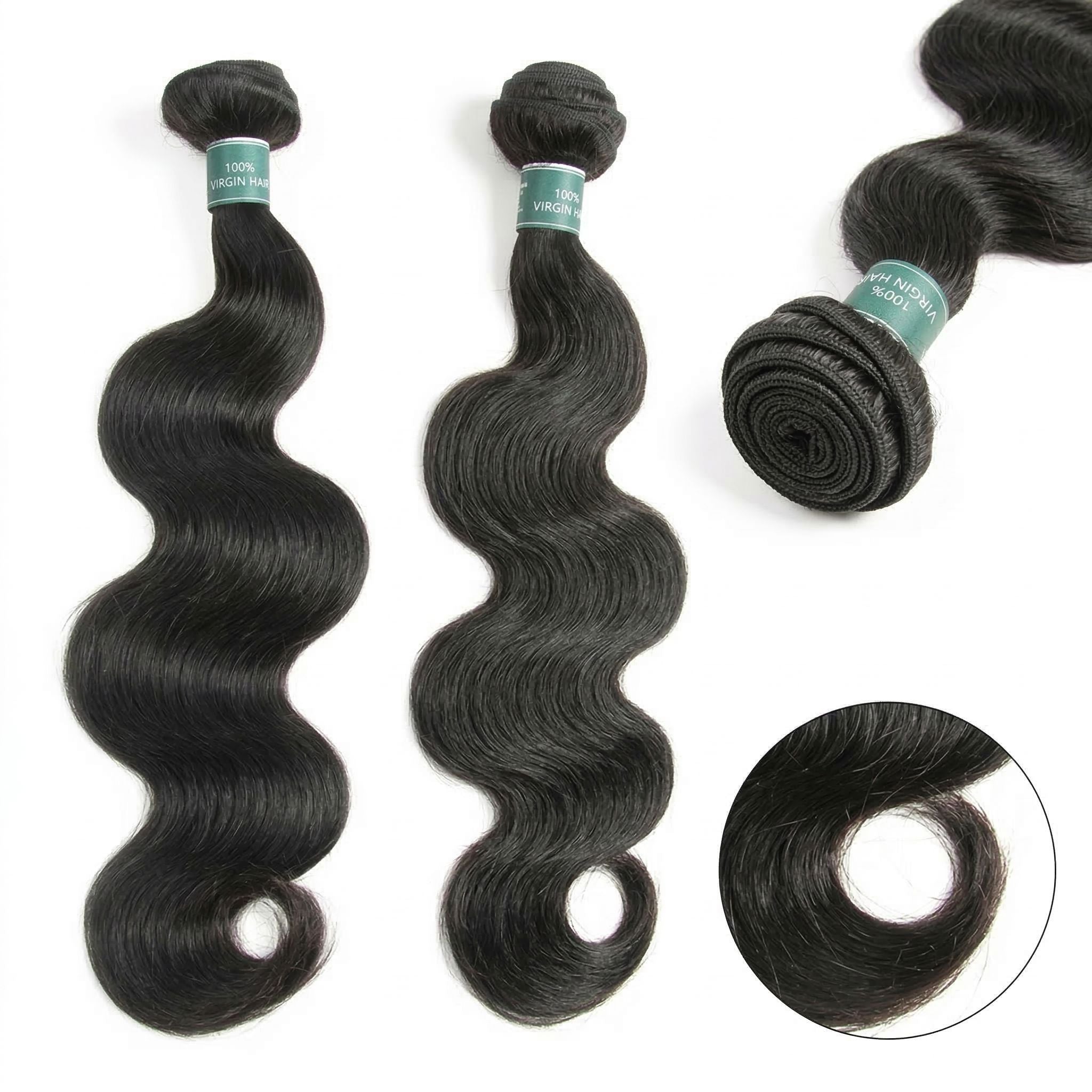 Ali Grace 3 Pcs Brazilian Body Wave Human Hair Bundles Body Wave Hair Bundles AliGrace 