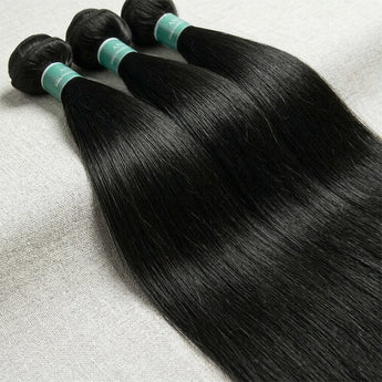 Ali Grace 3 Pcs Straight Human Hair Weaves Straight Hair Bundles AliGrace 