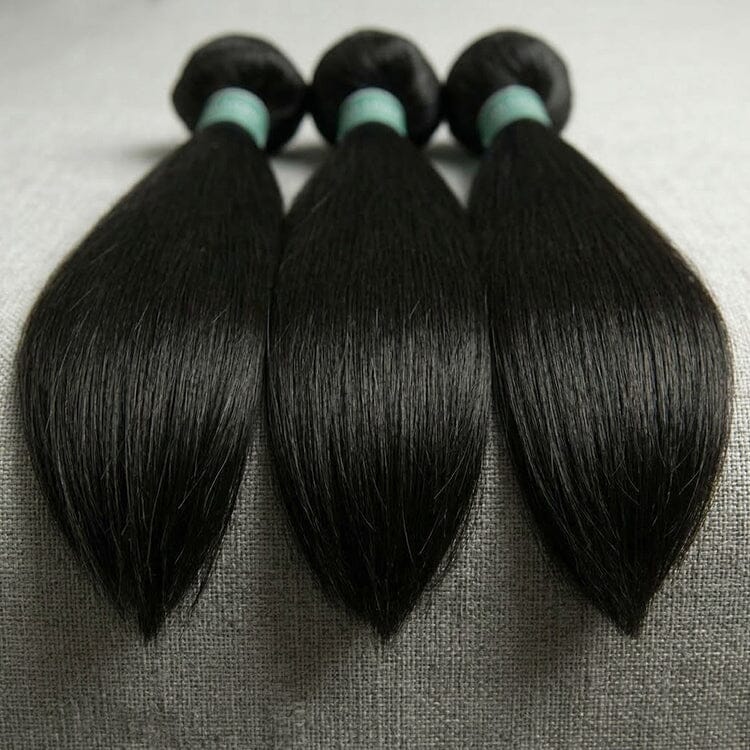 Ali Grace 3 Pcs Straight Human Hair Weaves Straight Hair Bundles AliGrace 