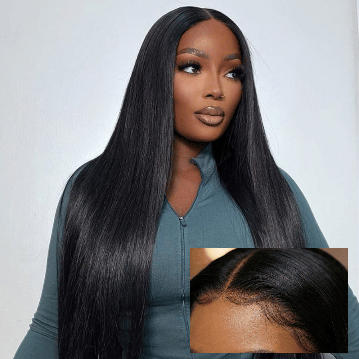 Aligrace Wear &amp; Go 6x5 Pre-Cut Lace Natural Color Straight Wig AliGrace 