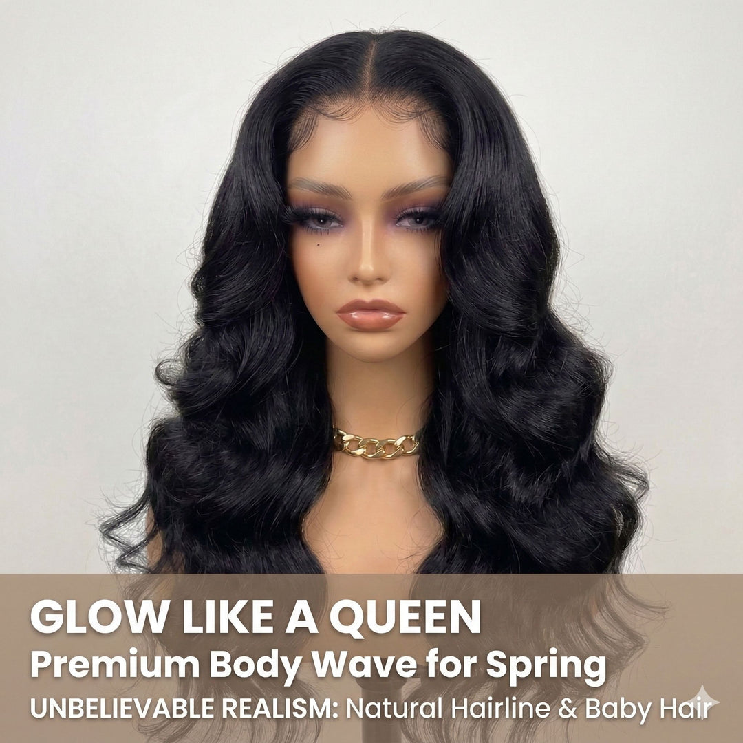 Aligrace Wear &amp; Go 6x5 Pre-Cut Lace Body Wave Wig With Pre Bleached Invisible Knots AliGrace 