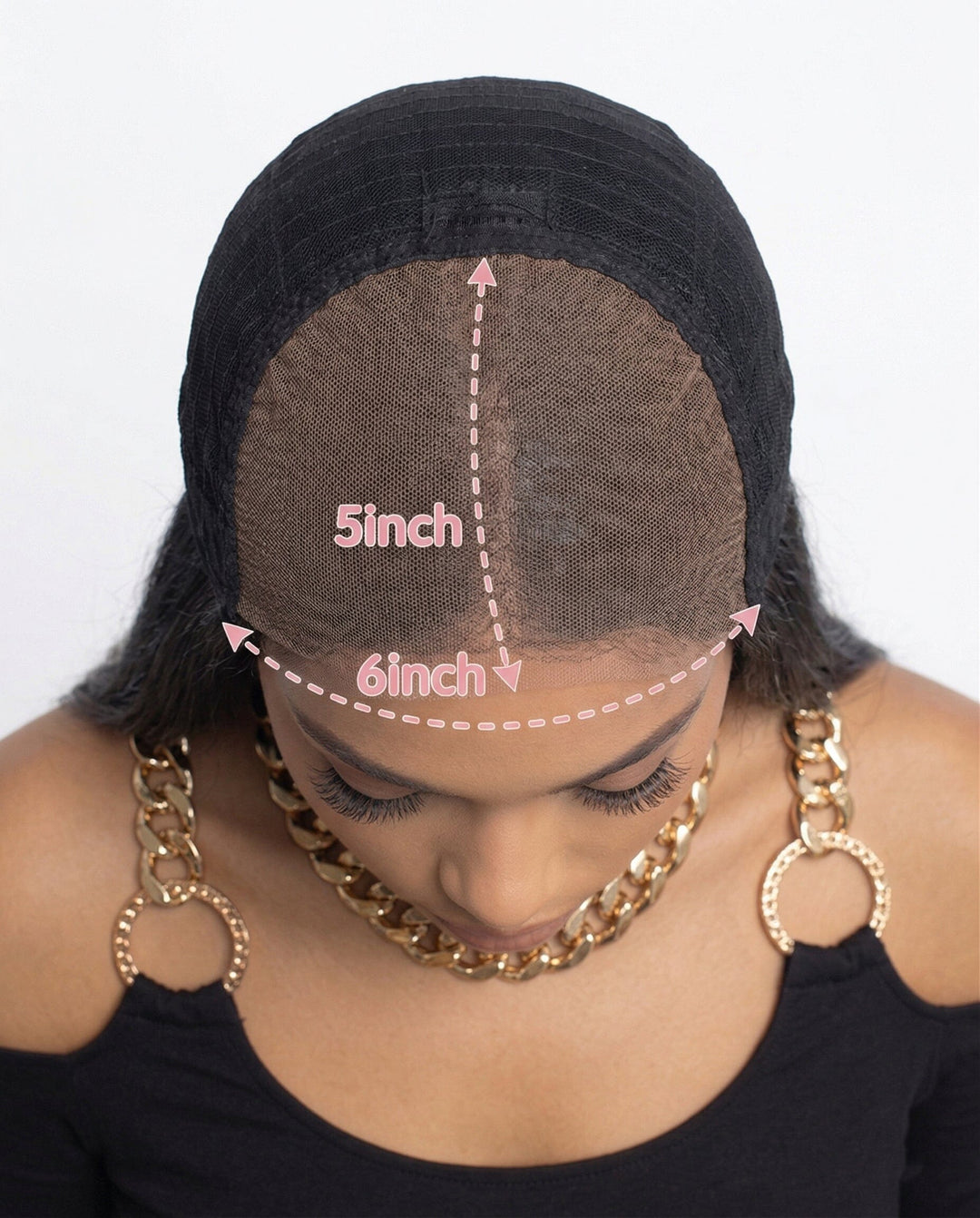 6x5 Lace Closure Brazilian Straight Human Hair – 100% Virgin Hair, Natural Hairline &amp; Easy Install for Black Women AliGrace 
