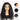 360 lace wig product view showing the full lace design and natural human hair texture