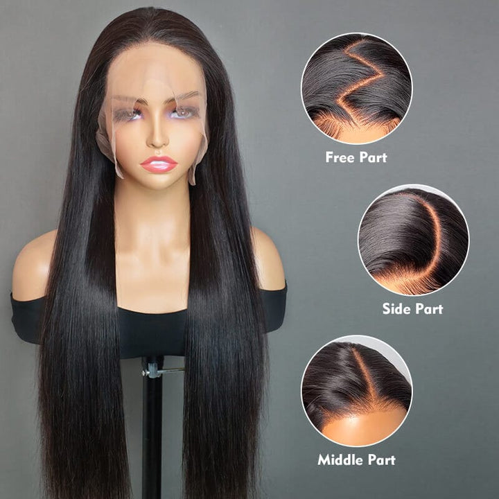 Aligrace High Quality Natural Color Straight 360 Lace Front Wig