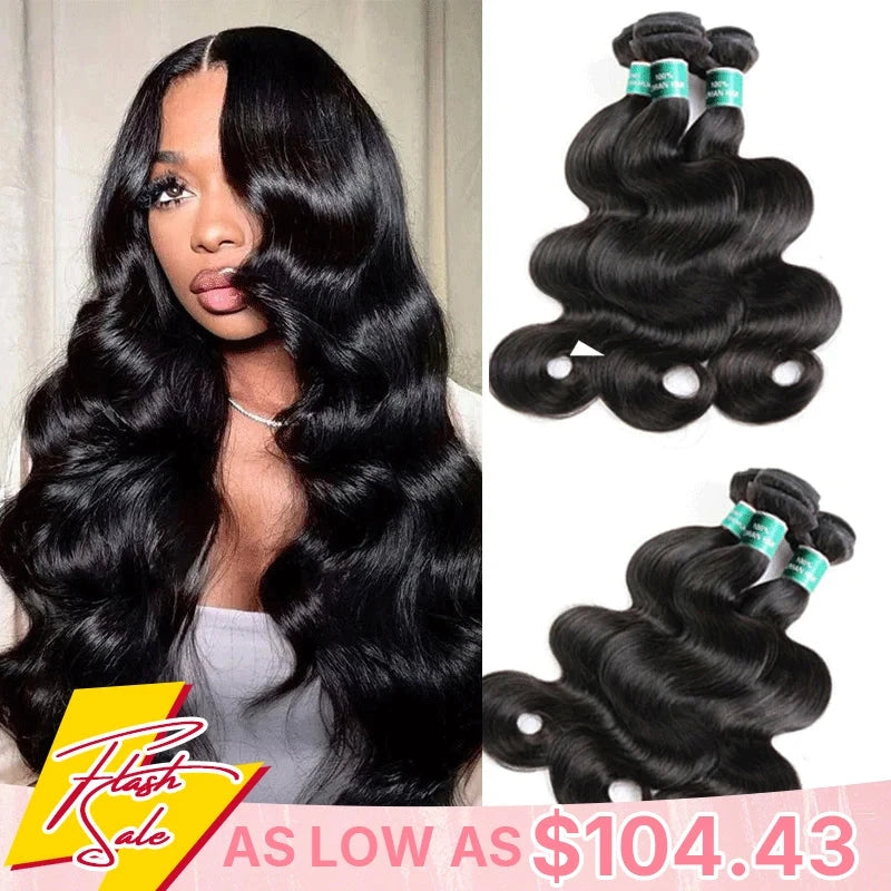 Ali Grace 3 Pcs Brazilian Body Wave Human Hair Bundles