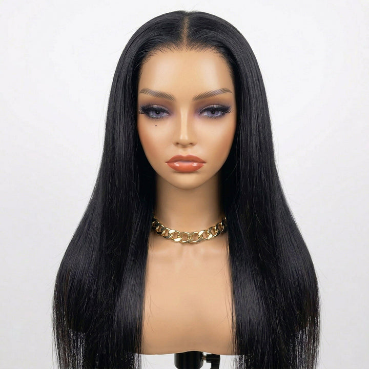6x5 Lace Closure Brazilian Straight Human Hair – 100% Virgin Hair, Natural Hairline &amp; Easy Install for Black Women AliGrace 