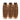 #4/27 highlight crochet hair extension made with 100% human hair, defined deep waves, soft strands and natural shine