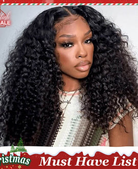 Aligrace Kinky Curly 6x5 Pre-Bleached Small Knots Transparent Lace Wear Go Glueless Wig