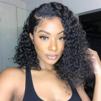 Aligrace Hair 13x4 HD Lace Bob Water Wave Wigs