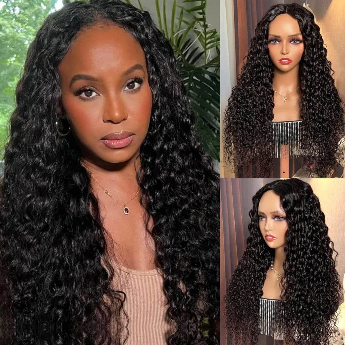 Aligrace Hair 13x4 Lace Water Wave Anti-lifted Design Wig