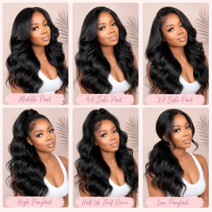 Aligrace Body Wave Pre-Separated Crochet Hair Extension Natural Color Feather Soft AliGrace 