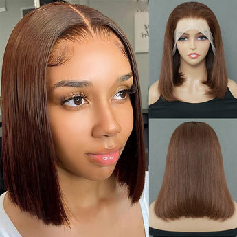 Aligrace 13x4 Lace Front Straight #33 Color Short BoB Wig