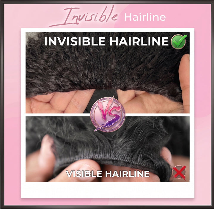 [WEAR GO HALF WIG] Aligrace Hair Burmese Curly Half Wig Invisible Hairline Beginner Friendly AliGrace 