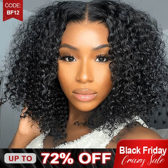 Ali Grace 13x4 Lace Short Bob Curly Human Hair Wigs