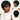 Front, side and back views of a model wearing the Aligrace 6-Inch Pixie Cut Straight Wig