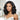 Model wearing the Aligrace Body Wave C-Part Short Bob Wig with a natural hairline