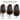 Length comparison of the Aligrace Straight Wig in 16, 20 and 24 inches