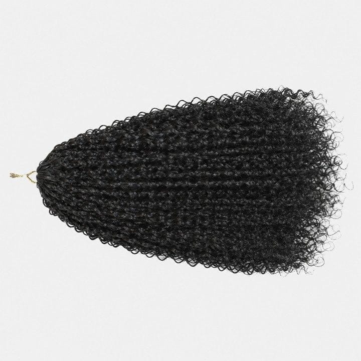 AliGrace Kinky Curly Pre-Separated Knotless Crochet Hair Extensions, Feather Soft 100% Human Hair for Natural Boho Braids AliGrace 