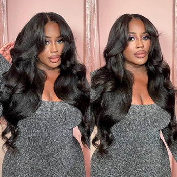 Aligrace Body Wave 360 Lace Frontal Wigs for Black Women Brazilian 100% Human Hair