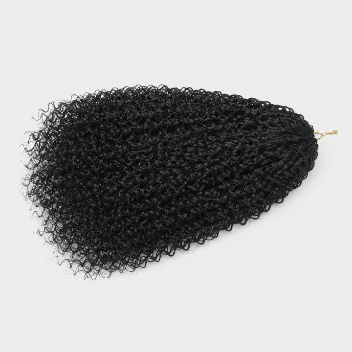 AliGrace Kinky Curly Pre-Separated Knotless Crochet Hair Extensions, Feather Soft 100% Human Hair for Natural Boho Braids AliGrace 