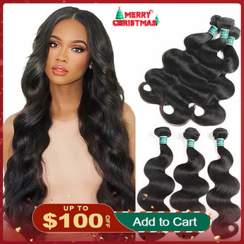 Ali Grace 3 Pcs Brazilian Body Wave Human Hair Bundles