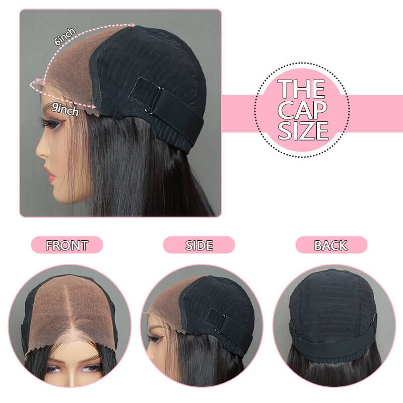 Aligrace 9x6 Lace Straight Wear &amp; Go Pre-Cut Glueless Wig