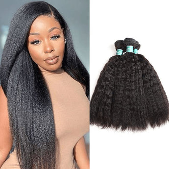 Ali Grace 3pcs Kinky Straight Virgin Human Hair Bundles