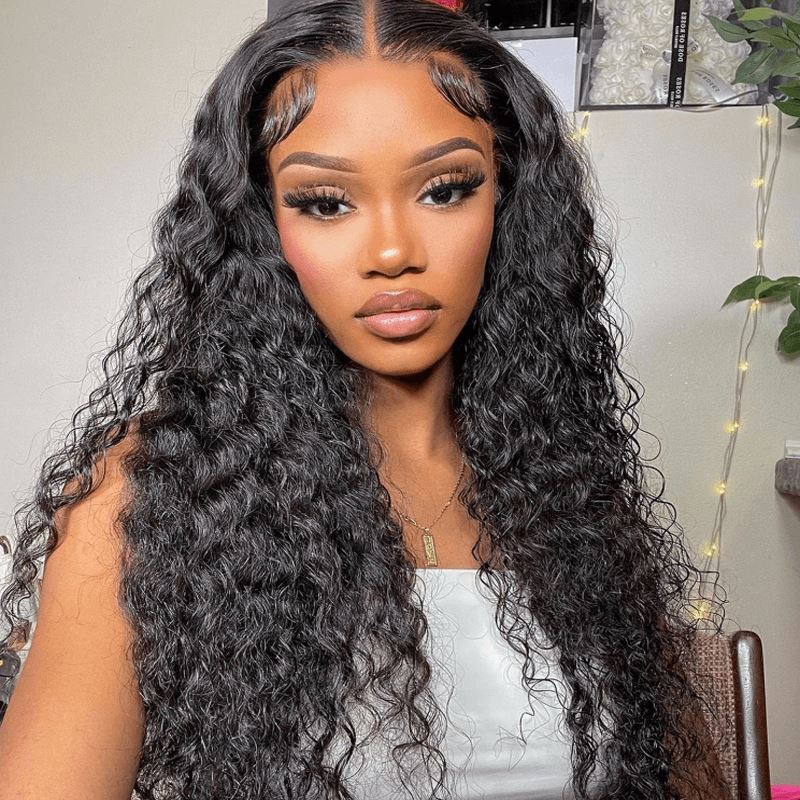 Aligrace 13X4 Lace Water Wave Human Hair Wigs