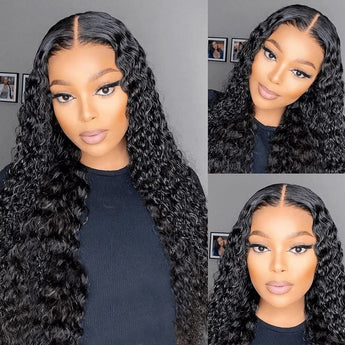 Aligrace Pro Series 5x5 Lace Deep Wave Human Hair Wigs